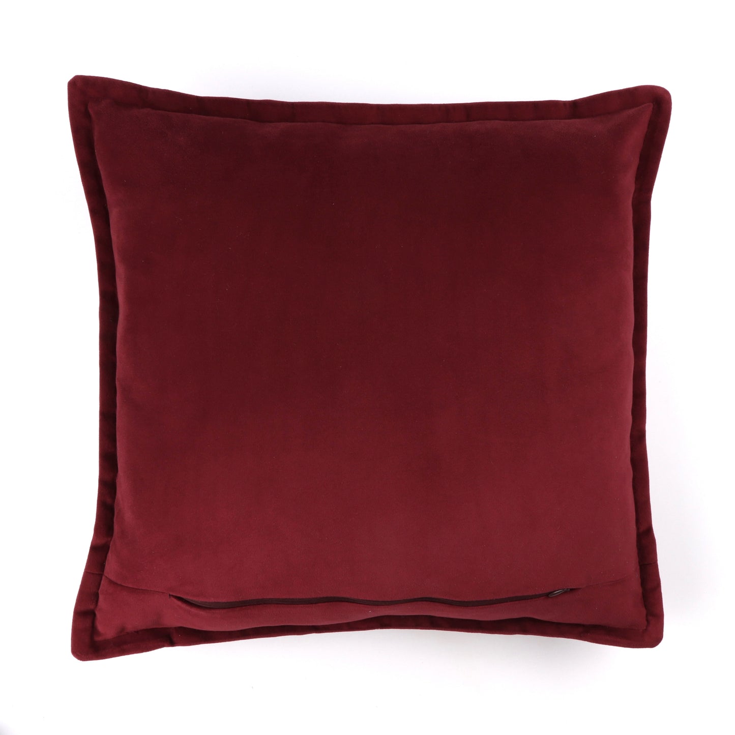 Boysenberry - Velvet Cushion Cover with Flange Edging
