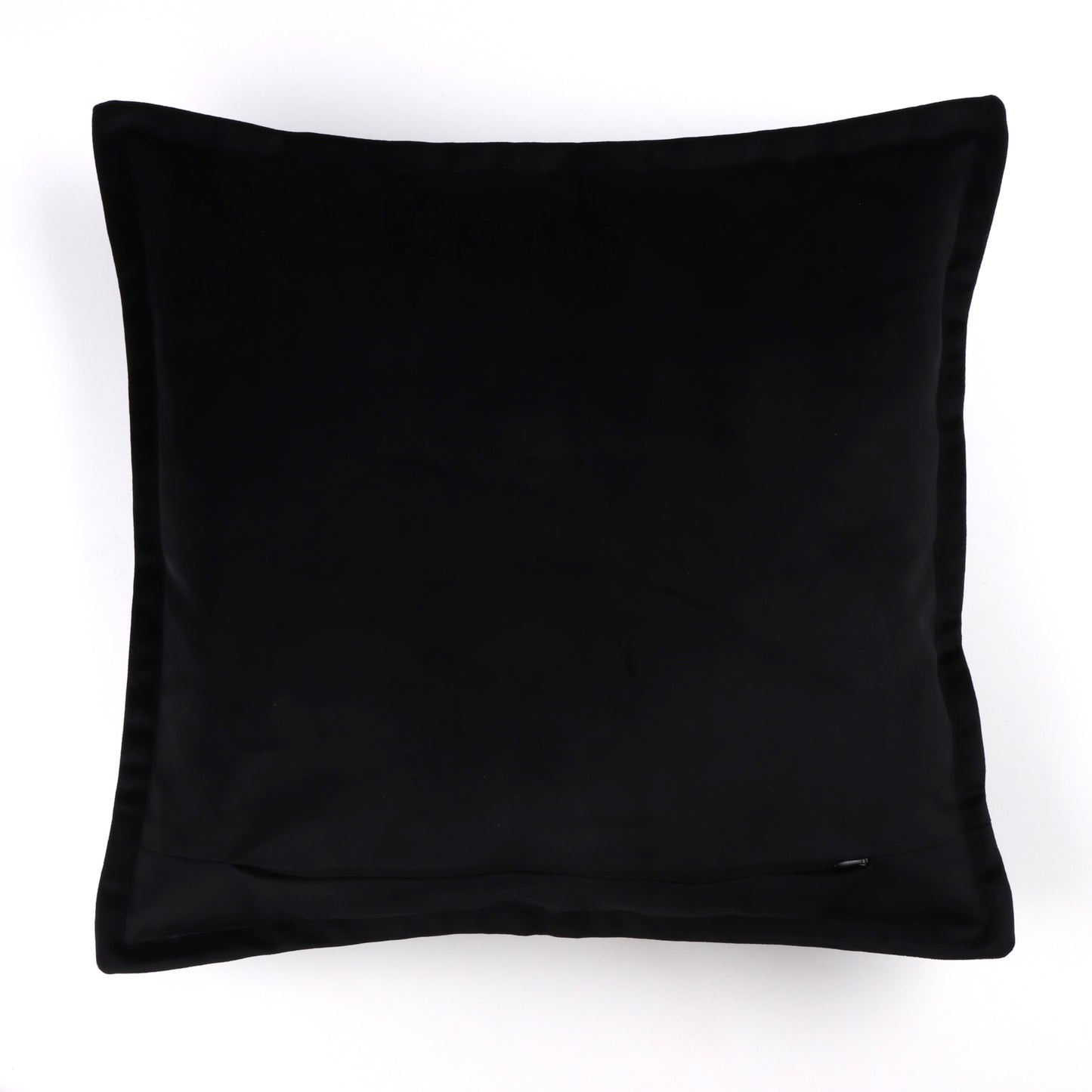 Ink - Velvet Cushion Cover with Flange Edging
