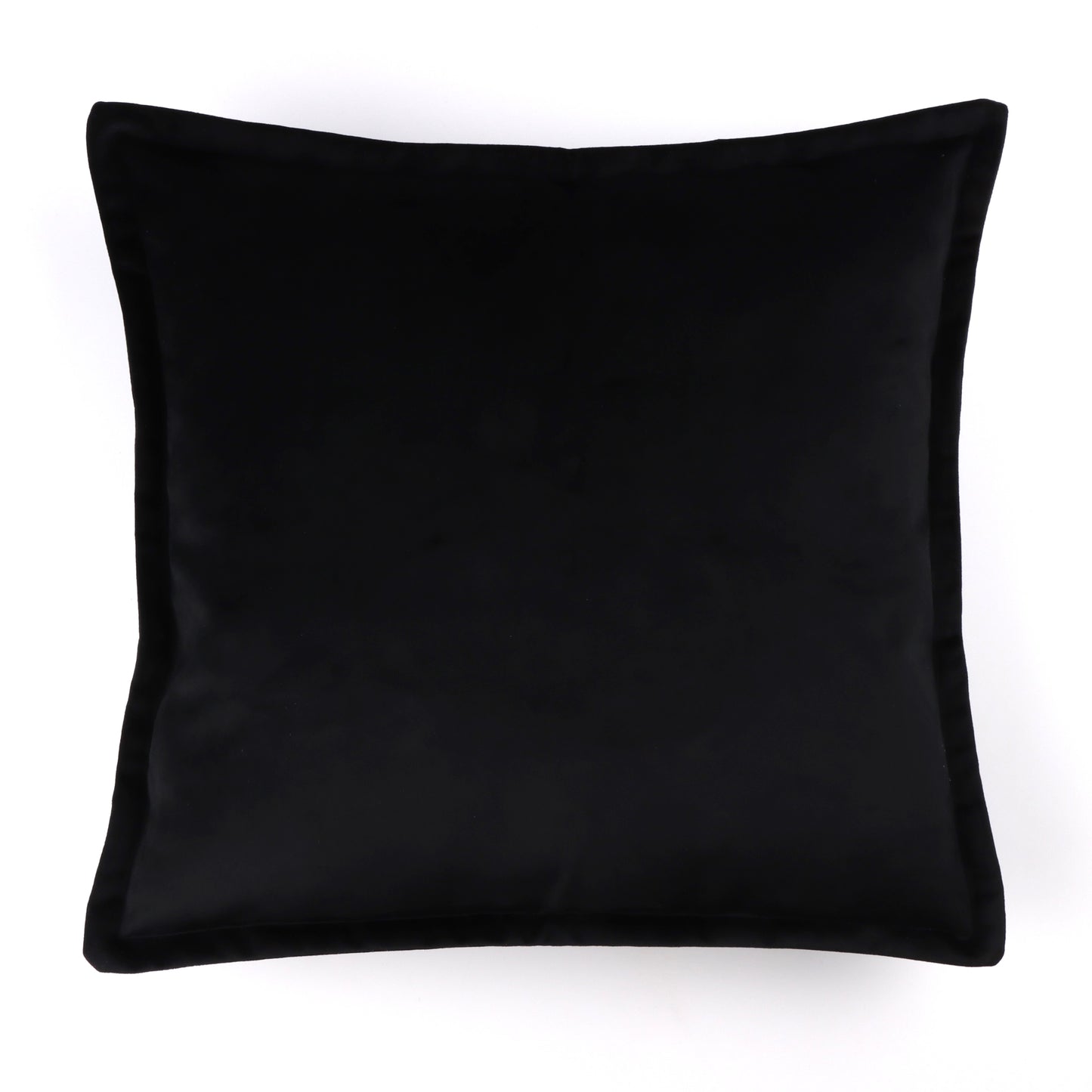 Ink - Velvet Cushion Cover with Flange Edging