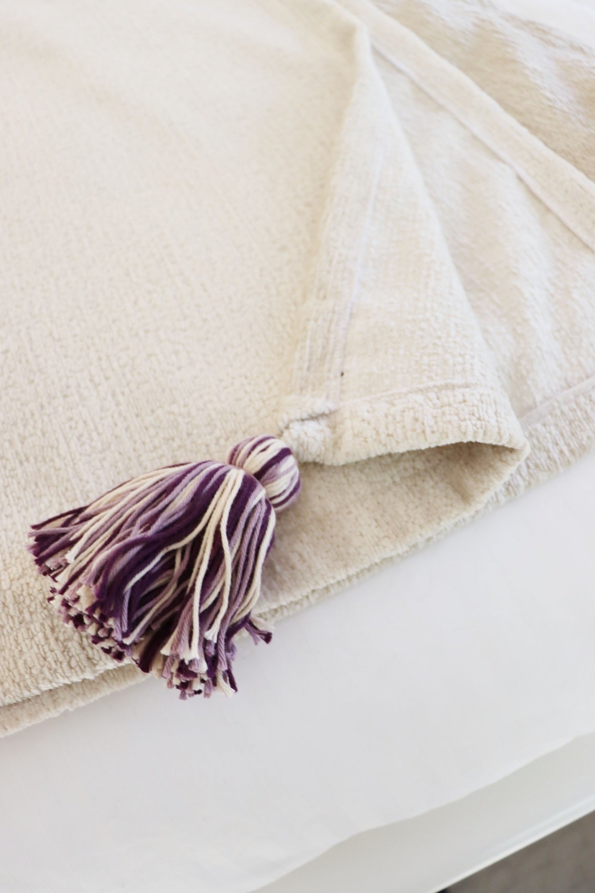 Twilight - Chenille Blanket with Tassels