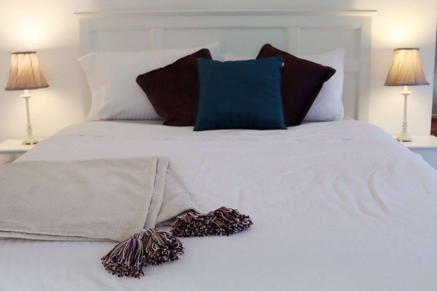 Twilight - Chenille Blanket with Tassels