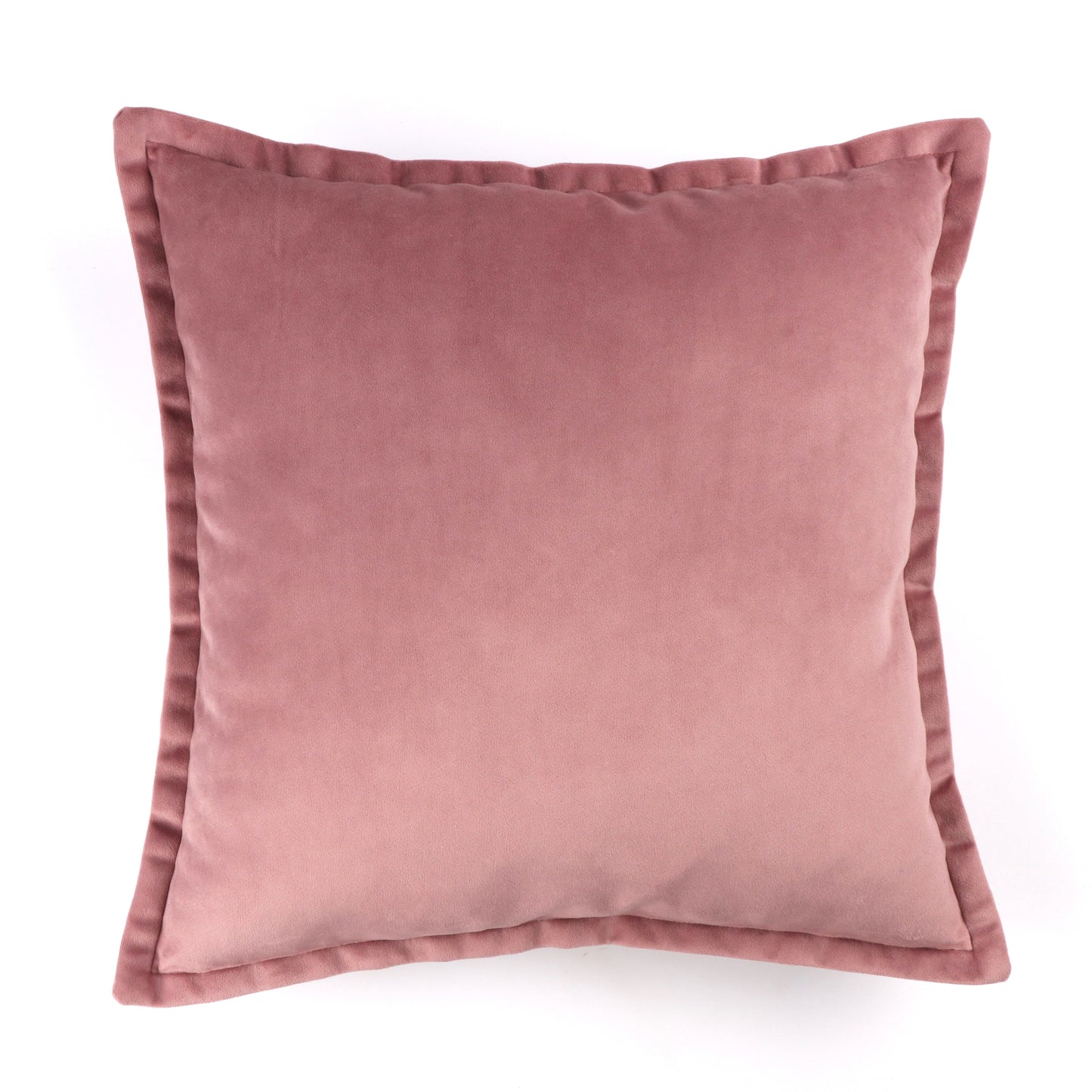 Rosa - Velvet Cushion Cover with Flange Edging
