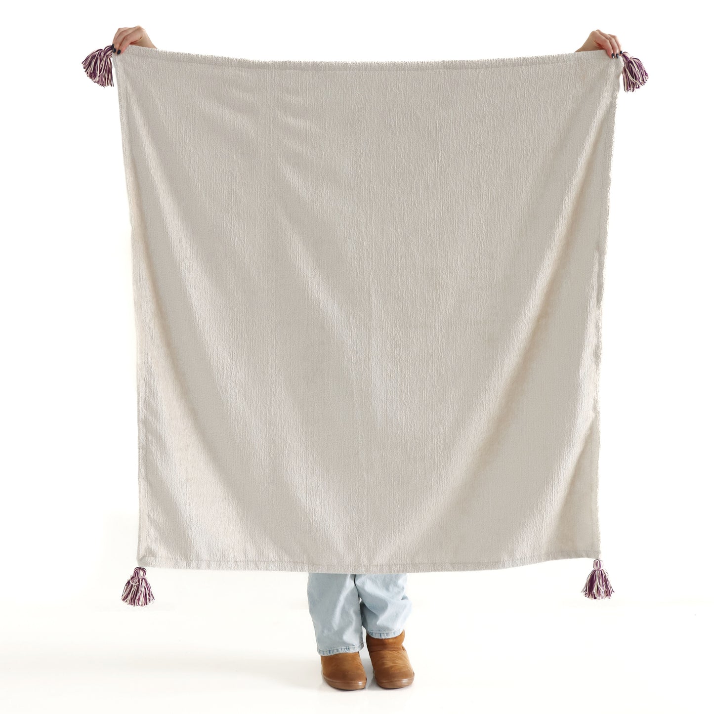 Twilight - Chenille Blanket with Tassels