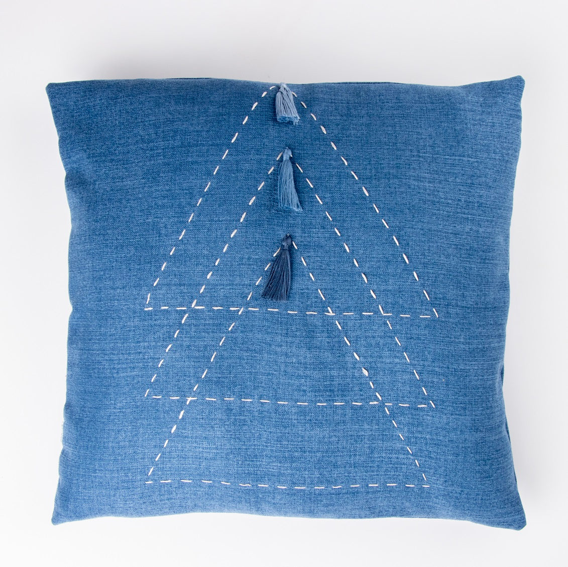 Joy - Cushion Cover with Embroidery and Tassels