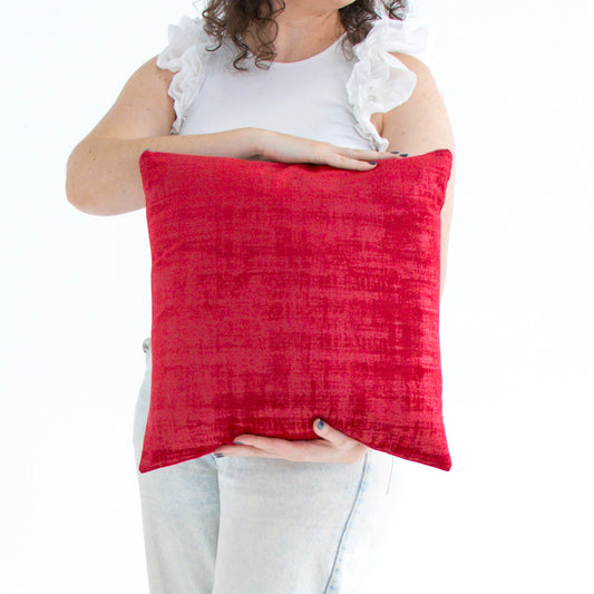 Candy - Textured Velvet Cushion Cover with Exposed Zipper