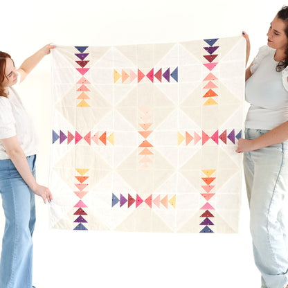 Come Fly With Me - Handmade Quilt with Mink Backing