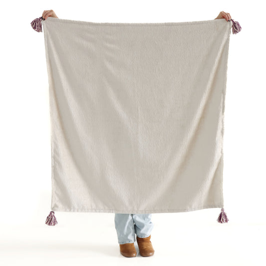Twilight - Chenille Blanket with Tassels