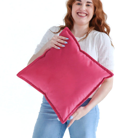 Flirt - Velvet Cushion Cover with Flange Edging